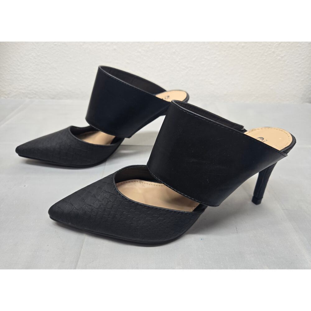 rue21 etc! Womens Closed Toe Mule Stiletto Pumps l Size: 7 - Picture 2 of 9